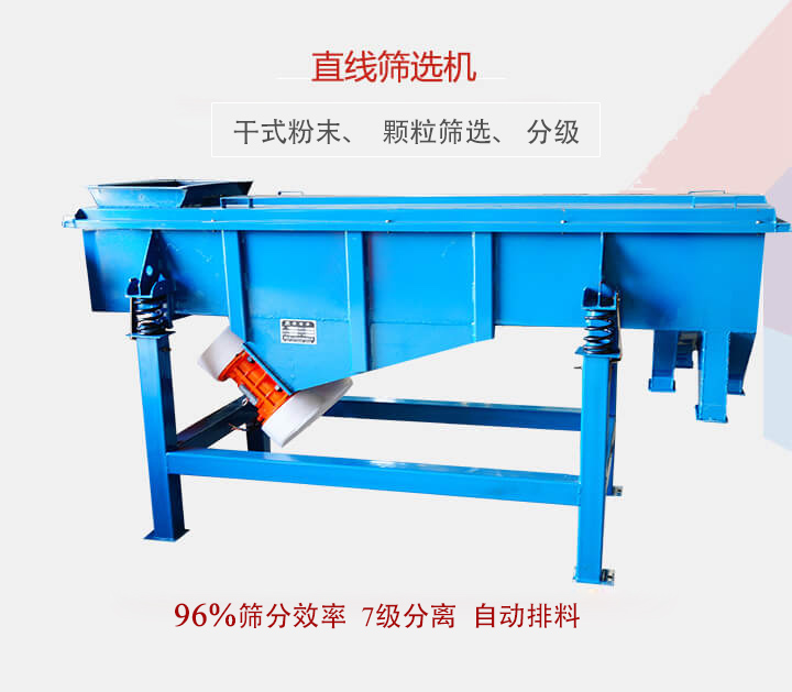 直線篩選機(jī)用于篩選、分級(jí)各種粉末、顆粒